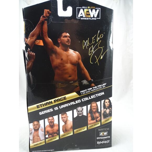 AEW Unrivaled Series 15 ETHAN PAGE #151 Chase Figure RARE Edition Jazwares NIP - Picture 3 of 7